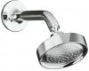 Kohler Purist K-14418-BV Vibrant Brushed Bronze Single-Function Showerhead, Arm and Flange