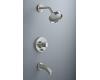 Kohler Oblo K-T10055-9-BN Brushed Nickel Rite-Temp Pressure-Balancing Tub & Shower Trim