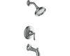 Kohler Lyntier K-T10333-4S-AF French Gold Rite-Temp Tub & Shower Valve Trim with Slip-Fit Diverter Spout