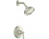 Kohler Lyntier K-T10334-4-BN Brushed Nickel Rite-Temp Shower Valve Trim, Less Diverter Spout