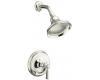 Kohler Bancroft K-T10583-4-SN Polished Nickel Rite-Temp Pressure-Balancing Shower Trim with Lever Handle