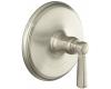 Kohler Bancroft K-T10593-4-BN Brushed Nickel Thermostatic Valve Trim with Lever Handle