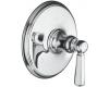 Kohler Bancroft K-T10593-4-SN Polished Nickel Thermostatic Valve Trim with Lever Handle