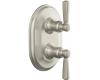 Kohler Bancroft K-T10594-4-BN Brushed Nickel Stacked Thermostatic Valve Trim with Lever Handle