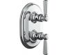Kohler Bancroft K-T10594-4-CP Polished Chrome Stacked Thermostatic Valve Trim with Lever Handle
