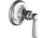 Kohler Bancroft K-T10595-4-BV Brushed Bronze Transfer Valve Trim with Lever Handle