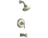 Kohler Archer K-T11077-4-BN Brushed Nickel Tub & Shower Trim with Lever Handle