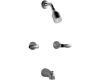 Kohler Coralais K-T15201-4S-CP Polished Chrome Tub & Shower Trim with Lever Handles and Slip-Fit Spout