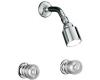 Kohler Coralais K-T15211-7-CP Polished Chrome Shower Trim with Sculptured Handles