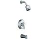 Kohler Coralais K-T15603-4S-PB Vibrant Polished Brass Bath and Shower Trim with Lever Handle