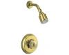 Kohler Coralais K-T15611-7-PB Polished Brass Shower Mixing Valve Trim with Sculptured Handle