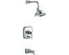 Kohler Margaux K-T16233-4-AF French Gold Rite-Temp Tub & Shower Trim with Lever Handle