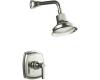 Kohler Margaux K-T16234-4-SN Polished Nickel Rite-Temp Shower Trim with Lever Handle