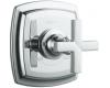 Kohler Margaux K-T16239-3-AF French Gold Thermostatic Valve Trim with Cross Handle