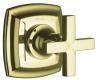 Kohler Margaux K-T16242-3-AF French Gold Transfer Valve Trim with Cross Handle