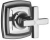 Kohler Margaux K-T16242-3-CP Polished Chrome Transfer Valve Trim with Cross Handle