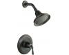 Kohler Devonshire K-T396-4-BRZ Oil Rubbed Bronze Rite-Temp Pressure Balancing Shower Trim with Lever Handle