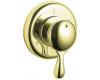 Kohler MasterShower K-T9518-4-AF French Gold Wall-Mount 3-Way Transfer Valve Trim with Lever Handle