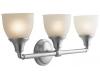 Kohler Devonshire K-10572-G Brushed Chrome Triple Sconce