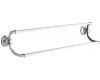 Kohler Bancroft K-11413-P-CP Polished Chrome 24" Double Towel Bar with White Bar