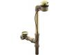 Kohler Clearflo K-7273-AF French Gold Horizontal Overflow Bath Drain