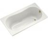 Kohler ProFlex K-1107-R-0 White 6032 Bath with Flange and Right-Hand Drain