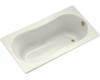 Kohler ProFlex K-1107-R-96 Biscuit 6032 Bath with Flange and Right-Hand Drain