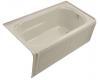 Kohler Portrait K-1108-RA-G9 Sandbar 5' Bath with Integral Apron, Tile Flange and Right-Hand Drain