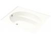 Kohler Windward K-1113-F-0 White 5' Bath with Four-Sided Integral Flange