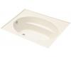 Kohler Windward K-1113-F-47 Almond 5' Bath with Four-Sided Integral Flange