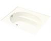 Kohler Windward K-1113-L-96 Biscuit 5' Bath with Three-Sided Integral Tile Flange and Left-Hand Drain