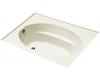 Kohler Windward K-1115-L-96 Biscuit 6' Bath with Three-Sided Integral Flange and Left-Hand Drain