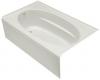 Kohler Windward K-1115-LA-95 Ice Grey 6' Bath with Integral Apron and Left-Hand Drain