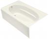 Kohler Windward K-1115-LA-96 Biscuit 6' Bath with Integral Apron and Left-Hand Drain