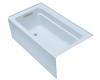 Kohler Archer K-1123-LA-6 Skylight 5' Bath with Comfort Depth Design, Integral Apron and Left-Hand Drain