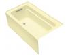 Kohler Archer K-1123-LA-Y2 Sunlight 5' Bath with Comfort Depth Design, Integral Apron and Left-Hand Drain