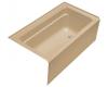 Kohler Archer K-1123-RA-33 Mexican Sand 5' Bath with Comfort Depth Design, Integral Apron and Right-Hand Drain