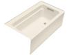 Kohler Archer K-1123-RA-47 Almond 5' Bath with Comfort Depth Design, Integral Apron And Right-Hand Drain