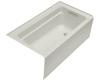 Kohler Archer K-1123-RA-95 Ice Grey 5' Bath with Comfort Depth Design, Integral Apron and Right-Hand Drain