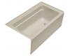 Kohler Archer K-1123-RA-G9 Sandbar 5' Bath with Comfort Depth Design, Integral Apron and Right-Hand Drain