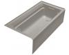 Kohler Archer K-1125-RA-K4 Cashmere 6' Bath with Comfort Depth Design, Integral Apron and Right-Hand Drain