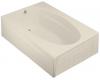 Kohler ProFlex K-1127-L-47 Almond 6042 Bath with Flange and Left-Hand Drain