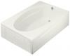 Kohler ProFlex K-1127-R-0 White 6042 Bath with Flange and Right-Hand Drain