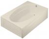 Kohler ProFlex K-1127-R-47 Almond 6042 Bath with Flange and Right-Hand Drain