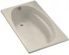 Kohler ProFlex K-1142-L-47 Almond 6036 Bath with Flange and Left-Hand Drain