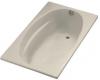 Kohler ProFlex K-1142-R-47 Almond 6036 Bath with Flange and Right-Hand Drain