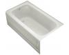 Kohler Bancroft K-1150-LA-95 Ice Grey Bancroft 5' Bath with Integral Apron and Left-Hand Drain