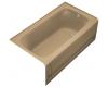 Kohler Bancroft K-1150-RA-33 Mexican Sand Bancroft 5' Bath with Integral Apron and Right-Hand Drain