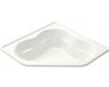 Kohler Tercet K-1161-F-0 White Bath with Flange