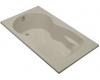 Kohler Synchrony K-1193-L-0 White 5' Bath with Left-Hand Drain and Tiling Flange